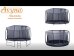 AVYNA Pro-Line Trampolin 365 cm mit Sicherheitsnetz & Leiter rund camouflage