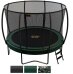 AVYNA Pro-Line Trampolin 365 cm mit Sicherheitsnetz & Leiter rund camouflage