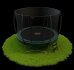 AVYNA Pro-Line Trampolin 365 cm mit Sicherheitsnetz & Leiter rund camouflage