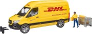 bruder MB Sprinter DHL mit Fahrer