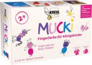C. KREUL MUCKI Fingerfarbe Königskinder 6x50ml