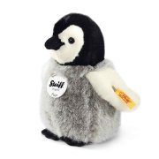 Steiff Flaps Pinguin, schwarz/weiß/grau 16 cm