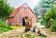 Steiff Chayenne Pferd, braun 28 cm