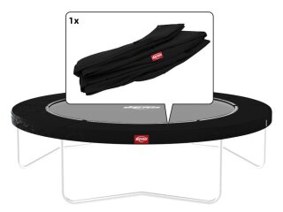BERG Ersatzteil Schutzrand 380 cm rund schwarz mit weißem Rand - Favorit Regular Federabdeckung für Trampolin