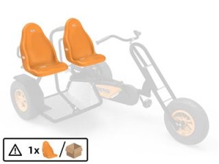 BERG Ersatzteil XL Rahmen - Sitzschale Orange