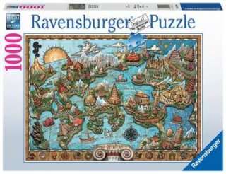 Ravensburger Puzzle 16728 - Geheimnisvolles Atlantis - 1000 Teile Puzzle für Erwachsene und Kinder ab 14 Jahren