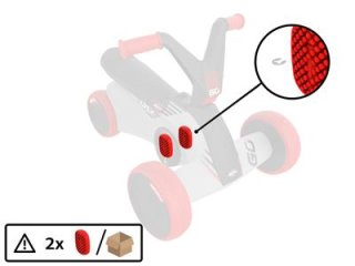 BERG Ersatzteil GO² SparX Red - Pedal (2x)