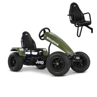 BERG Gokart XXL Jeep® Revolution olivegrün BFR inkl. Soziussitz