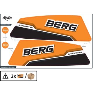 BERG Gokart Ersatzteil Duo Coaster - Aufkleber-Set