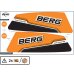 BERG Gokart Ersatzteil Duo Coaster - Aufkleber-Set