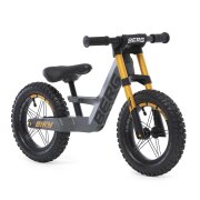 BERG Laufrad Biky 12 Zoll Cross Grau mit Lenkradpolster