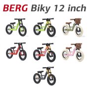 BERG Laufrad Biky 12 Zoll Cross Grau mit Lenkradpolster