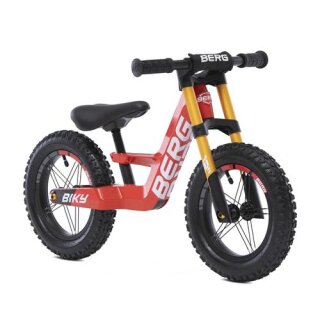 BERG Laufrad Biky 12 Zoll Cross Rot mit Lenkradpolster
