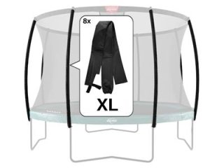 BERG Trampolin Ersatzteil Safety Net DLX XL - Pole Schutzhüllen (8x)