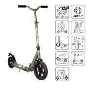SIX DEGREES Aluminium Scooter All Terrain 300/205 mm...