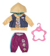 Zapf BABY born Outfit mit Hoody 43cm