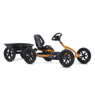 BERG Gokart Buddy B-Orange 2.0 BFR inkl. Anhänger & Kupplung