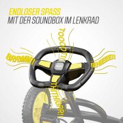BERG Gokart Buddy Cross 2.0 BFR gelb / schwarz inkl. Soundbox & Rundumleuchte