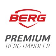BERG Ersatzteil Rad grau-schwarz 10x2,5 links (rot Kappe)