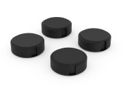BERG Ersatzteil XL Frame - Radabdeckkappen-Set schwarz (4x)