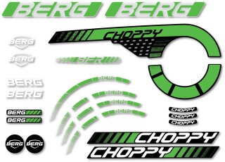 BERG Ersatzteil Choppy 2.0 - Aufkleber-Set Neo