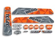 BERG Ersatzteil Reppy - Aufkleber-Set Racer