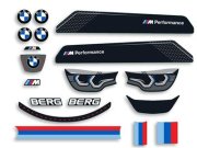 BERG Ersatzteil Reppy - Aufkleber-Set BMW