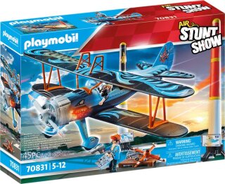 PLAYMOBIL Air Stuntshow 70831 Air Stuntshow Doppeldecker Phönix