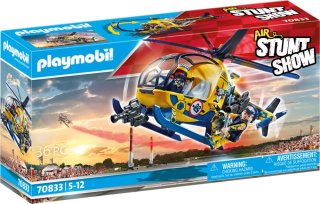 PLAYMOBIL Air Stuntshow 70833 Air Stuntshow Filmcrew-Helikopter