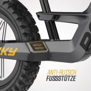 BERG Laufrad Biky Cross grau mit Handbremse 12 Zoll