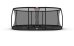 BERG Trampolin Oval 520 cm Grand Champion InGround Grey / grau + Safety Net Deluxe