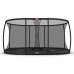 BERG Trampolin Oval 520 cm Grand Champion InGround Grau + Safety Net DLX XL