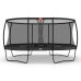 BERG Trampolin oval Grand Elite Regular 520 grau + Safety Net Deluxe Airflow pro
