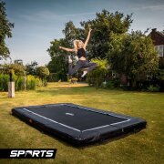 BERG Trampolin Rechteckig 280 cm Ultim Favorit InGround Black / schwarz