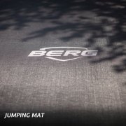 BERG Trampolin Rechteckig 410 cm Ultim Favorit InGround Grey / grau + Safety Net Comfort