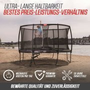 BERG SPORTS Trampolin Rechteckig 500 cm Ultim Champion FlatGround Black / schwarz