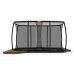 BERG Trampolin Rechteckig 410 cm Ultim Champion FlatGround Black / schwarz + Safety Net DLX XL