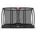 BERG Trampolin Rechteckig 330 x 220 cm Ultim Champion InGround Grey / grau + Safety Net Deluxe