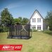 BERG Trampolin Rechteckig 330 x 220 cm Ultim Champion InGround Grey / grau + Safety Net Deluxe