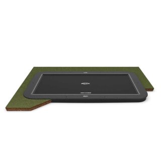 BERG SPORTS Trampolin Rechteckig 500 cm Ultim Elite FlatGround Grey / grau