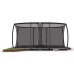 BERG Trampolin Rechteckig 500 x 300 cm cm Ultim Pro Bouncer FlatGround + Safety Net DLX XL