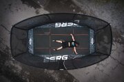 BERG Trampolin rechteckig Ultim Pro Bouncer Regular 5 x 3 m + Safety Net DLX XL