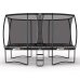 BERG Trampolin rechteckig Ultim Pro Bouncer Regular 5 x 3 m + Safety Net DLX XL
