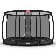 BERG Trampolin Rund 330 cm Champion InGround Grau +...