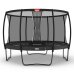 BERG Trampolin rund Champion Regular 380 Grau + Sicherheitsnetz Deluxe Airflow pro