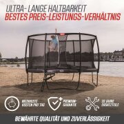BERG Trampolin rund Champion Regular 430 Grau Levels...