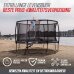 BERG Trampolin rund Elite Regular 380 grau + Safety Net Deluxe Airflow pro