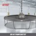 BERG Trampolin rund Elite Regular 380 grau + Safety Net Deluxe Airflow pro