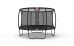 BERG Trampolin rund Elite Regular 380 grau + Safety Net Deluxe Airflow pro