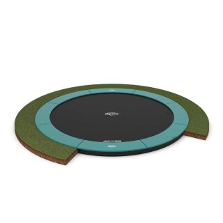 BERG SPORTS Trampolin Rund 430 cm Champion FlatGround Green / grün